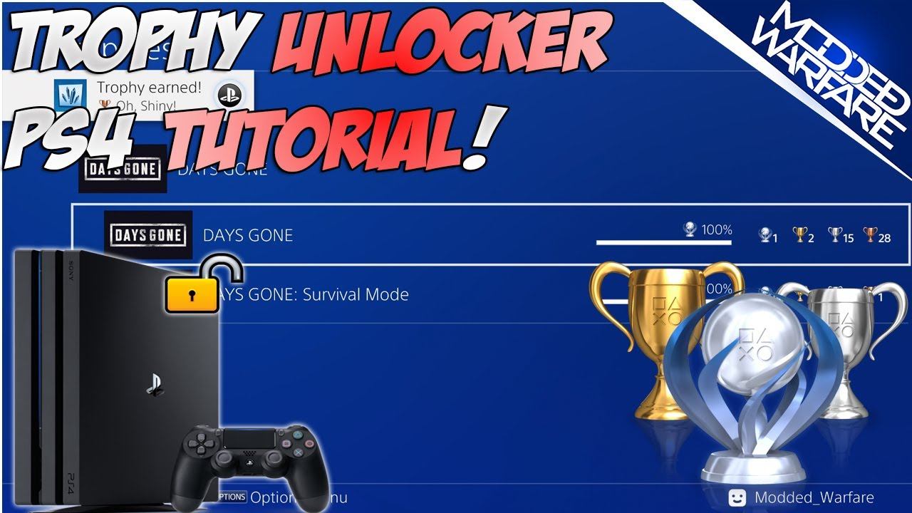 PS4 Trophy Unlocker Tutorial