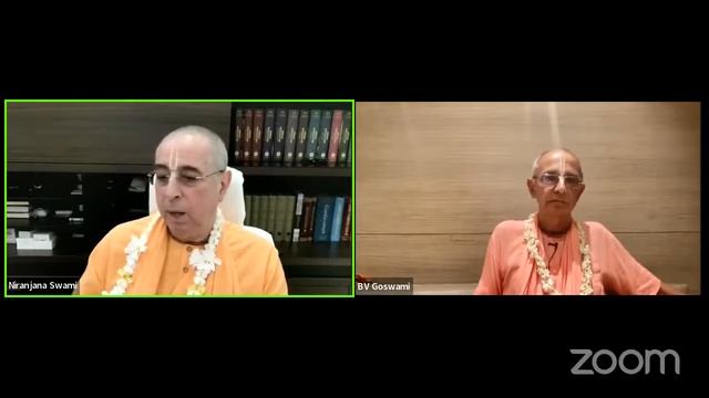 Бхакти Вигьяны Госвами и Ниранджана Свами. Отношения со Шрилой Прабхупадой 13.06.2022 (англ) смотреть онлайн