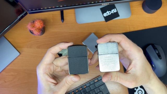 Зачистил нождачкой Zippo Blak Crackle 1941