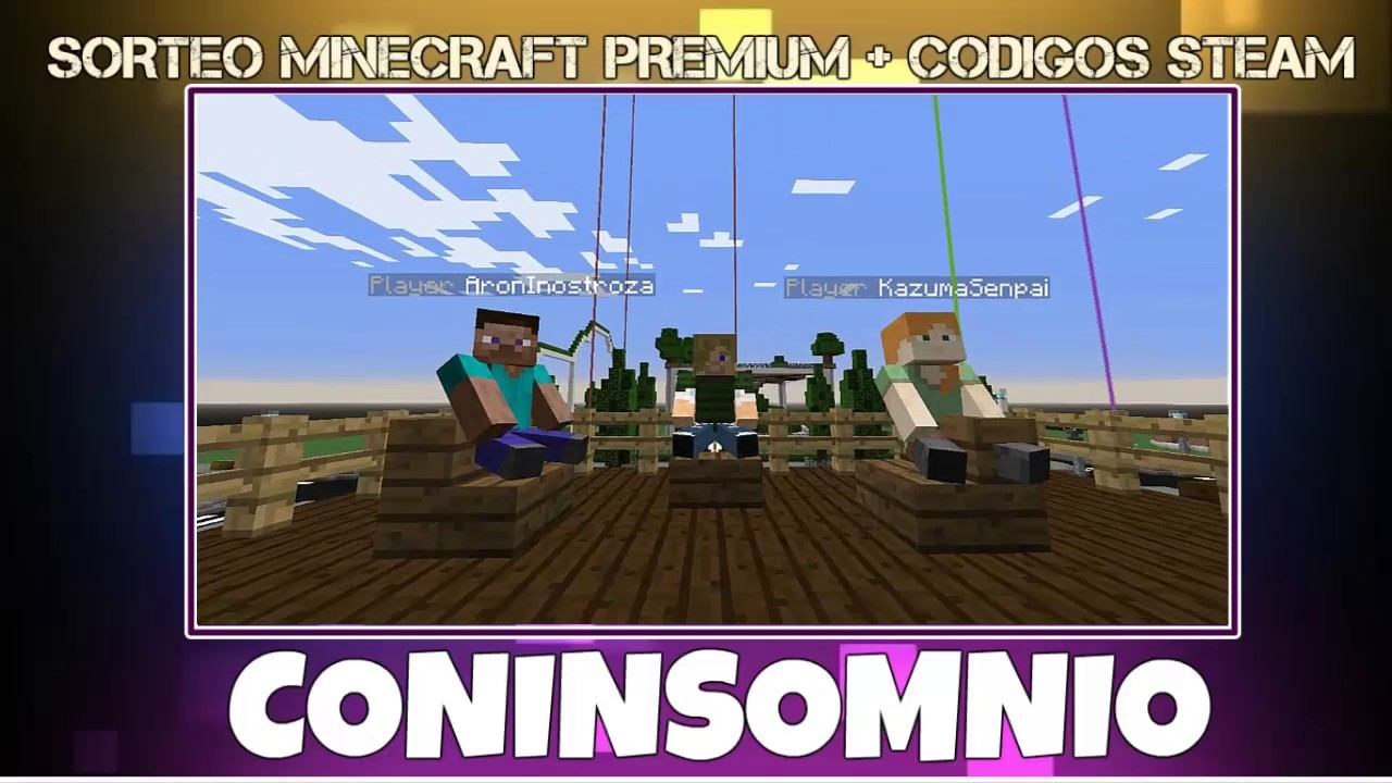 GANADORES SORTEO MINECRAFT PREMIUM-CODIGOS DE STEM-SKINS DOTA! смотреть онлайн