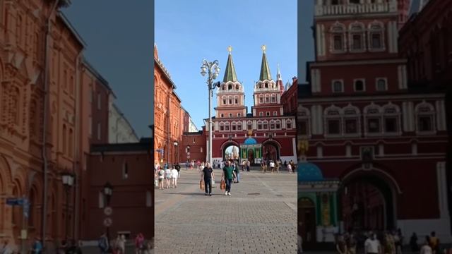 Обычный день в центре Москвы #центрмосквы #манежнаяплощадь #москва #кремль #манеж