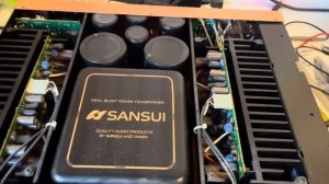 Sansui au-a907dr (№2) профилактика! Часть 1. Осмотр, разборка