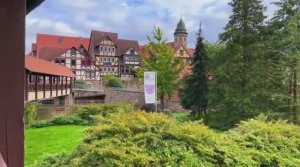 Пешая экскурсия по Хан Мюндену, Германия, Красивый немецкий город осенью