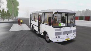 Вечерний круг на 424 ПАЗе по 1 маршруту в Глазове