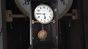 French Vedette Westminster chime wall clock