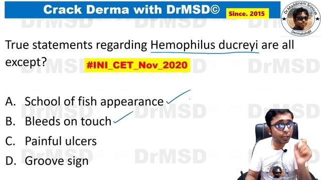 INICET NOV 2020 DERMA Recall PYQs | Dapsone | Netherton | Chancroid | Molluscum | Tzanck | Annular