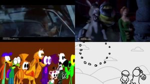 ANOTHER THE END OF THE WORLD Top 64 Sparta Remix Quadparison 7