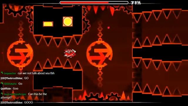 (Extreme Demon) ''Cataclysm'' 100% by Ggb0y [Live]  Geometry Dash [2.1] смотреть онлайн