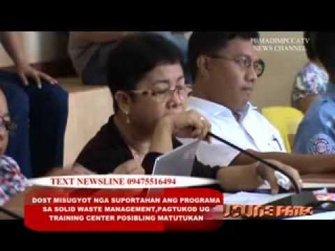 nlp dinagat: DOST suggested PDC to focus on solid waste management through science tech