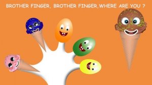 Ice Cream Finger Family Song  Top 2 Finger Family Songs  Daddy Finger Rhyme