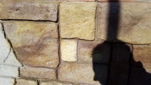 Красивая покраска цоколя, под природный камень