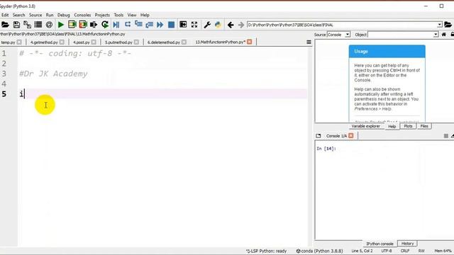 Math module Functions in Python Part-IV || Import math Functions in Python