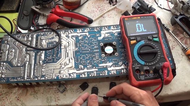 Mystery MA4.480V3 светится protect. Ремонт и замеры смотреть онлайн