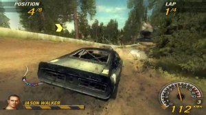 FlatOut 2 (2006) | route: Forest, Pinegrove 2 | car: derby class, Malice | Gameplay