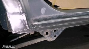 Замена порогов на автомобиле Toyota Sequoia (Тойота Секвойя).