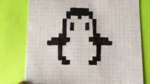 Стрим - Рисунки по Клеточкам - Как Рисовать Пингвина по Клеточкам