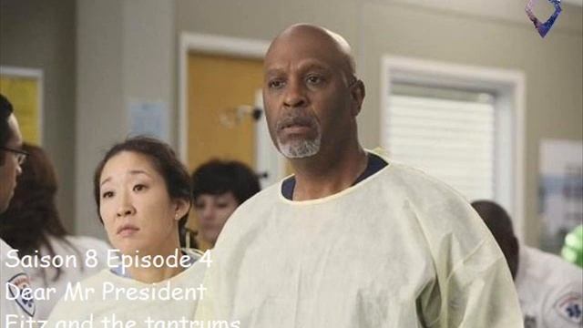 Grey's anatomy S8E04 - Dear Mr President - Fitz and the tantrums смотреть онлайн