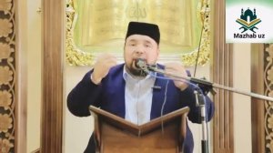 SODIQ SAMARQANDIY MASJIDDA QURON O'QILISHIGA QARSHI GAPIRGANIGA RADDIYA.