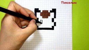 Как Рисовать Пикачу по Клеточкам ♥ Рисунки по Клеточкам
