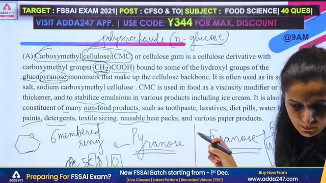 FSSAI 2021 | Food Science | Revision Class 2