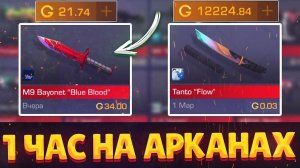 ТРЕЙЖУСЬ 1 ЧАС НА АРКАНАХ В STANDOFF 2! ТРЕЙД НА СКИНАХ С НАКЛЕЙКАМИ В СТАНДОФФ 2!