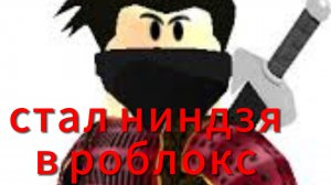 стал ниндзя в роблокс
