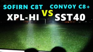 Sofirn C8T XPL-HI VS Convoy C8+ SST40 flashlight comparison | WATCH BEFORE BUY