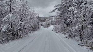 Поселок Весточка-Лепель в конце ноября 2024 года (съемка с дрона)