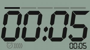 5 sec Countdown Timer Timer Black (TV version)