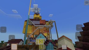 привет сосед в майнкрафте/василич теперь квадрат