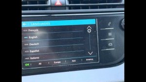 Как изменить язык меню в автомобилях Citroen и Peugeot