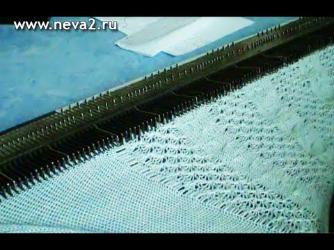 Вязание переда пуловера. Узор.