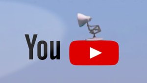 YouTube Logo Spoof Luxo Lamp With Play Button