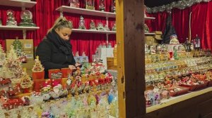 Виртуальная прогулка по рождественскому рынку Страсбурга, Франция. Рождество в Европе, часть 1