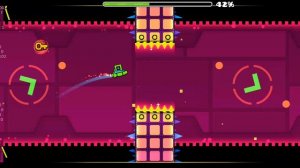 Я играю в Geometry Dash