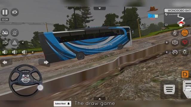 Bus Simulator Indonesia New Map gameplay | Heavy Rain Driving | The draw game смотреть онлайн