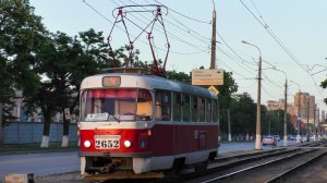 Трамвай Волгограда и в 50 лет трудится на 5 маршруте