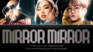 F HERO, MILLI 'Mirror Mirror feat Changbin from Stray Kids' Lyrics Color Coded Han Rom Eng