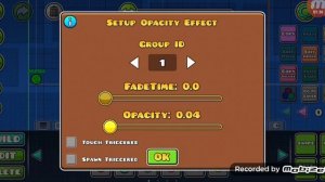 Как сделать лазеры в Geometry dash