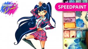How to draw ✤ Musa ✤ Winx Club Season 6 Outfit | Speedpainting