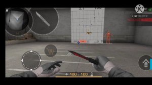 Осмотр ножа бабочки в Standoff 2, в замедленным времени.