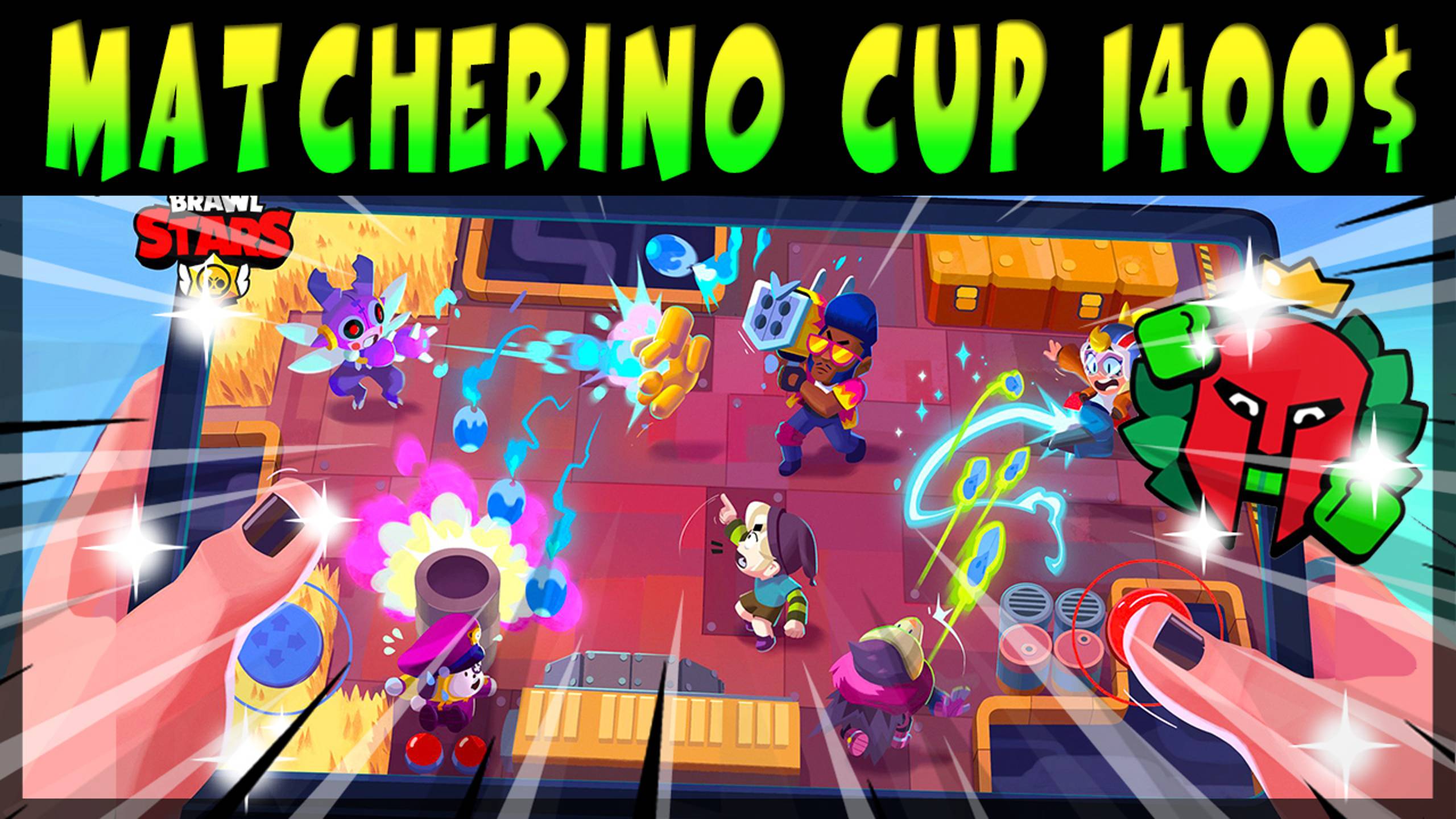 MATCHERINO CUP 1400$ - ANGELBOY MAURY MARU vs MEBIUS BUZKO NOB #brawlstars