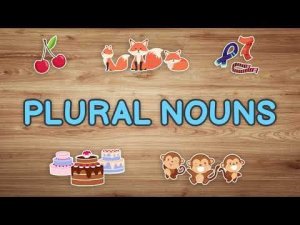 Plural nouns (regular) in English