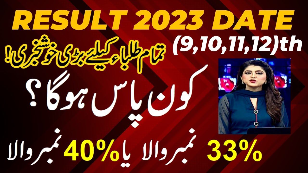 Check result by roll No 2023 | 10th Class Result 2023 - Matric Class Result 2023 ,2nd Annual exam 2