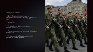 Военная форма одежды и знаки различия военнослужащих ВС РФ