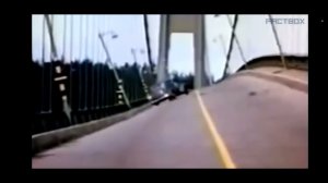 Tacoma Narrows Bridge. Разрушение моста в 40-х