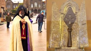 Армения празднует память апостолов Фаддея и Варфоломея. Копье Лонгина вынесли верующим на поклонение