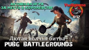 #PUBG BATTLEGROUNDS / #12  Лютая волчья битва за место в королевстве.