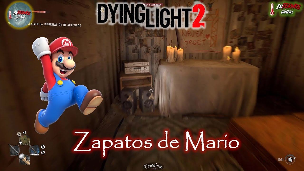 🧟Dying Light 2🧟 Zapatos de Mario y altar de Kyle Crane ¡Soy yo... Marian! Referencia a Mario смотреть онлайн
