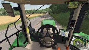 Farming Simulator 25, уборка пшеницы